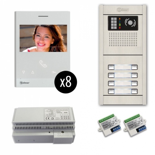 8-Unit Videointercom Kit-Al-Su: The Ultimate Security Solution