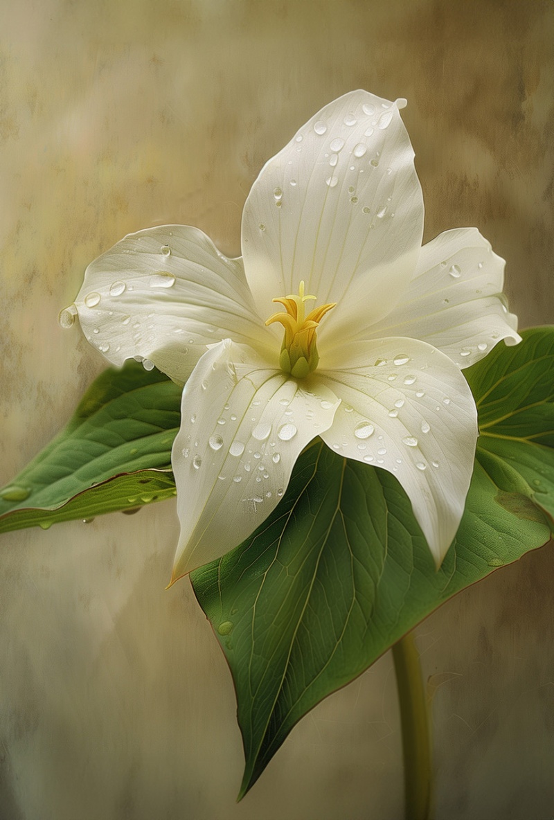 White Flower Giclee