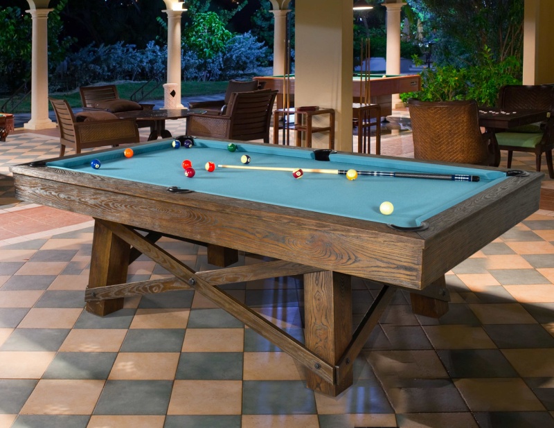 8Ft Ashwood Slate Top Pool Table Craftsman