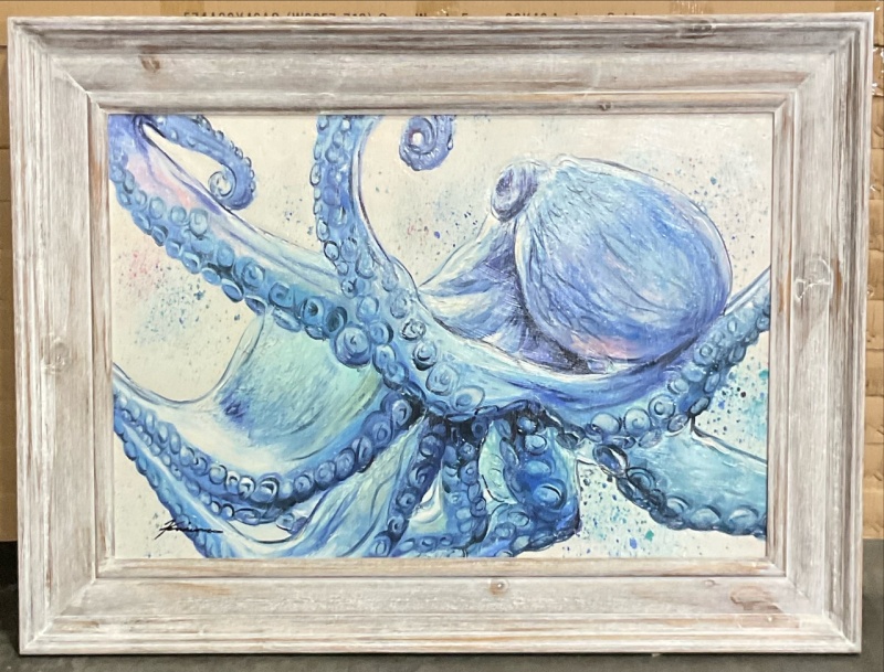 Ocean Octopus Framed Giclee