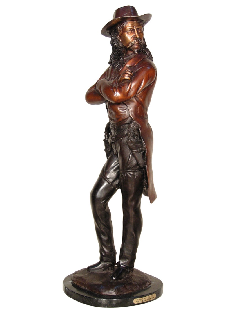 Wild Bill Hitchcock On Marble Base