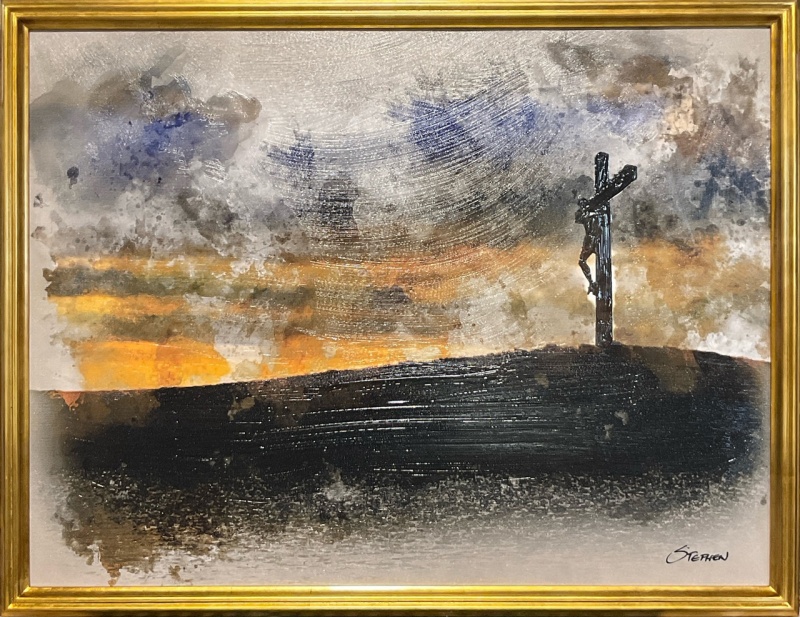 Framed Sacrifice Giclee 36x48
