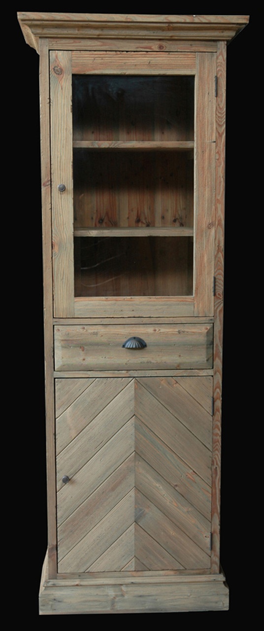 Farmhouse Glass Door Cabinet