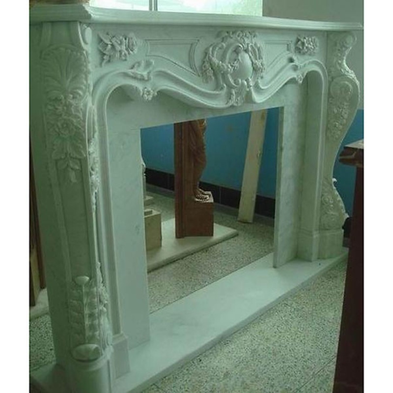 White Marble Mantel (38 X 36)