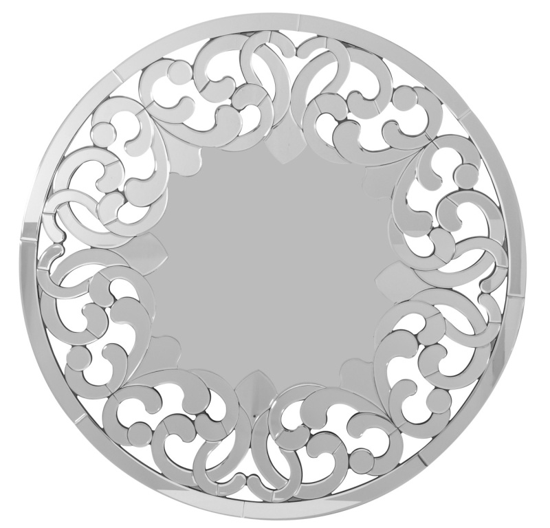 Fancy Glass Wall Mirror