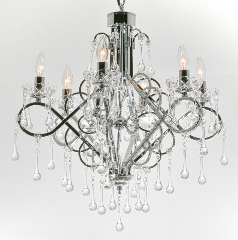 Silver Sorleona Chandelier