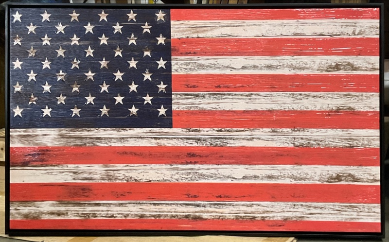 American Spirit Framed Giclee