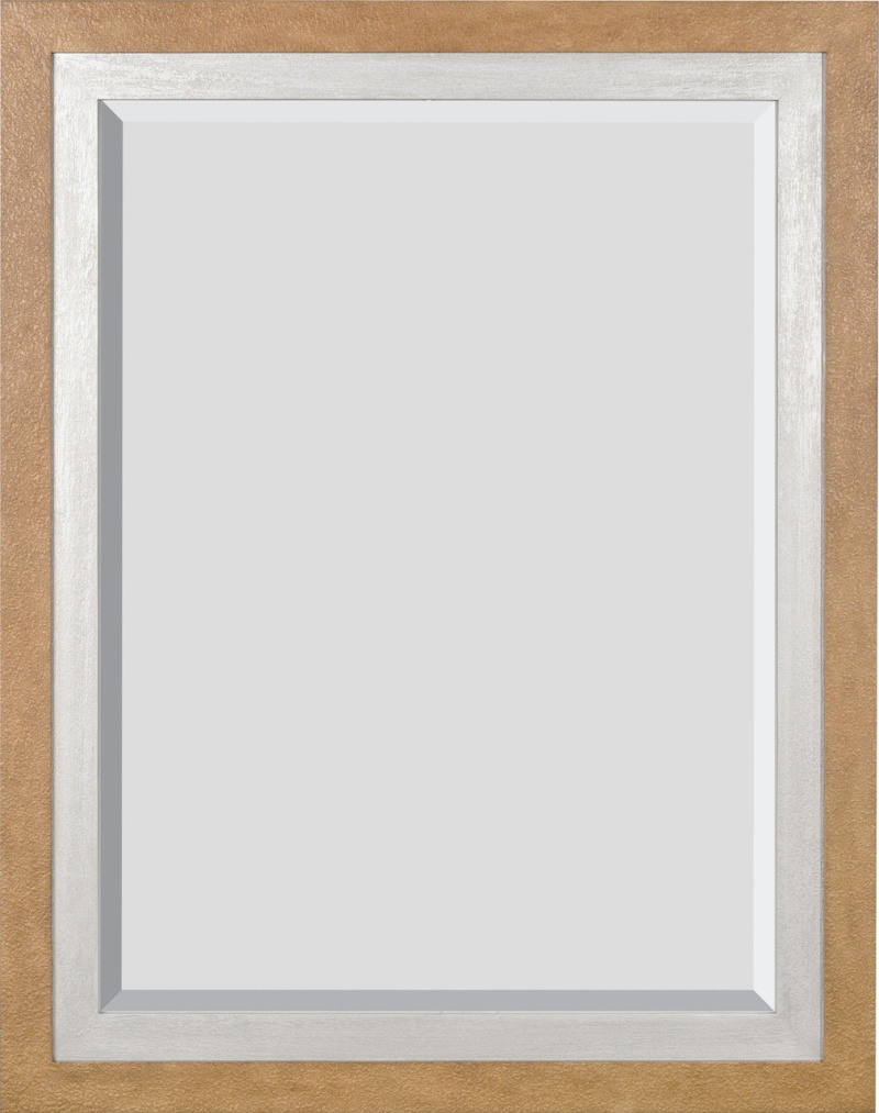 Two Tone Wood Frame 43.5W X 1.5D X 56h