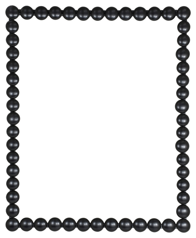 Nailhead Black Picture Frame