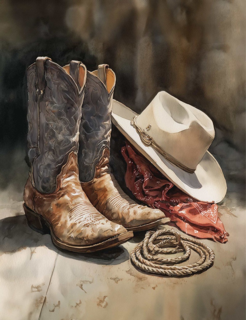 Boots Giclee