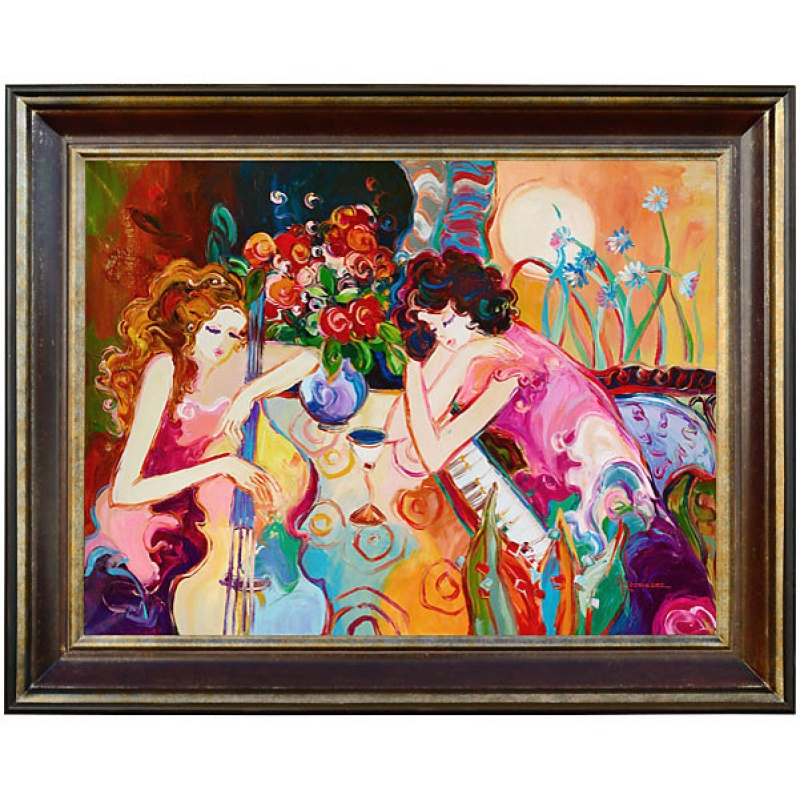 Abstract Ladies Framed