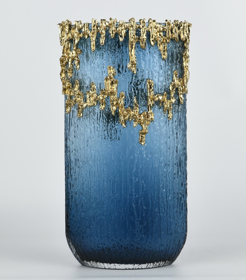 Blue Cascade Luxe Vase