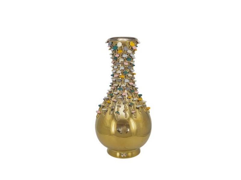 Mushroom Long Neck Vase