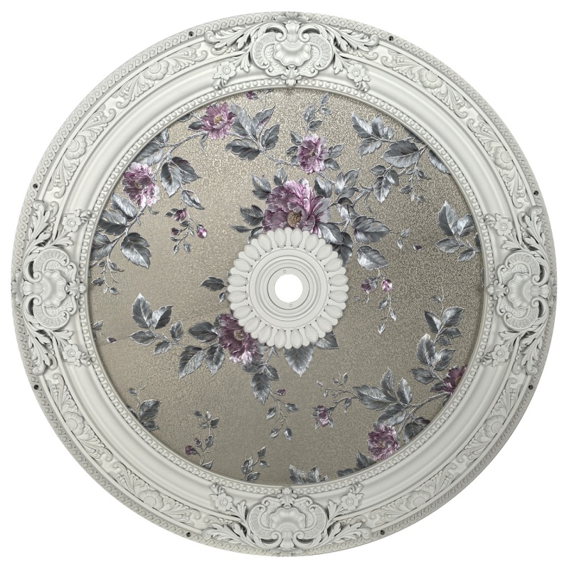 Mist Garden Round Ceiling Medallion