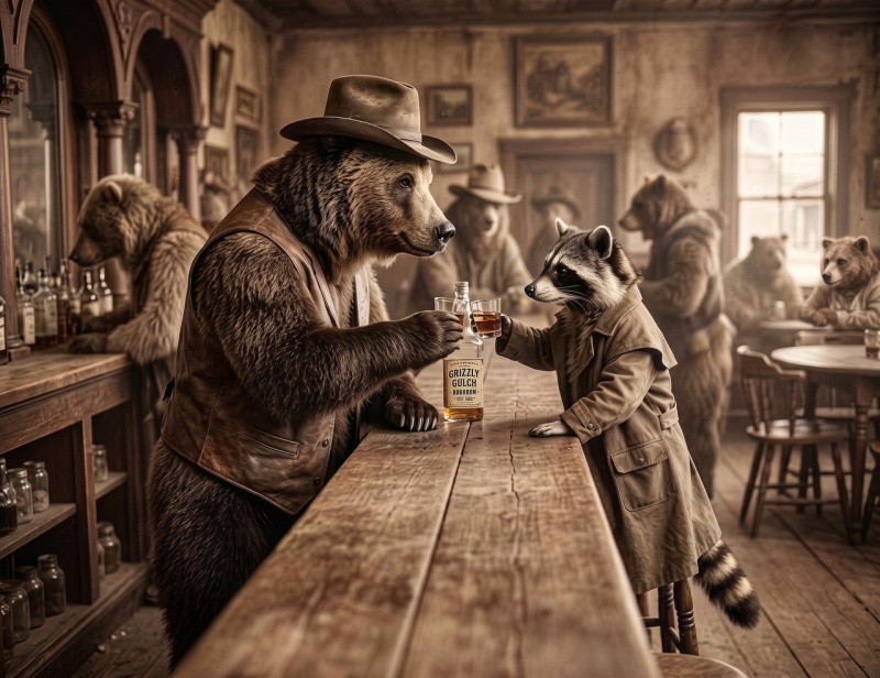 Grizzly Gulch Saloon Giclee