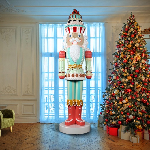 Candy Cake Christmas Nutcracker 9Ft Holiday Prop Decoration