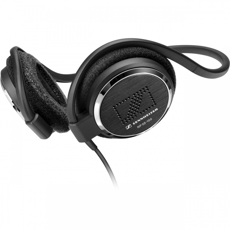 Sennheiser On-Ear Neckband Headphones (55 In. Cable, 90° Plug). Box Of 20