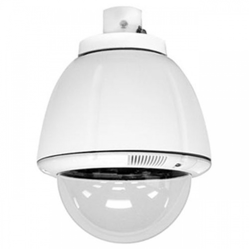 Sony 7" Outdoor Vandal Resistant Housing With H/B, Pendant Mount, Clear Dome
