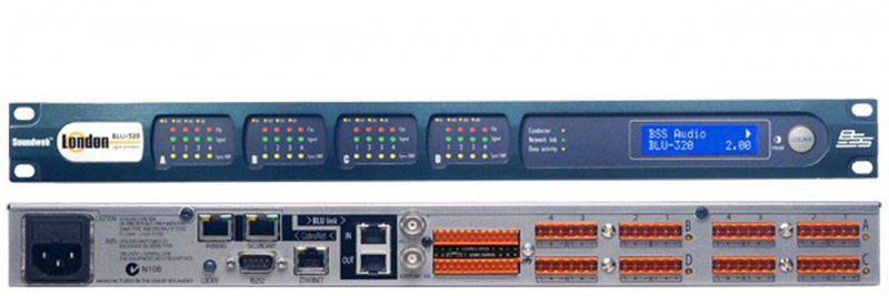 Bss Audio Networked I/O Expander W/ Cobranet & Blu Link Chassis