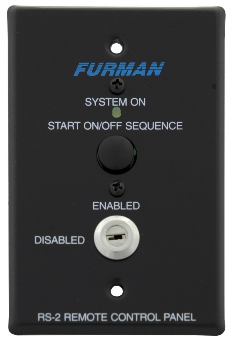 Furman System Control Panel, Momentary Key Switch, No Limit Per System