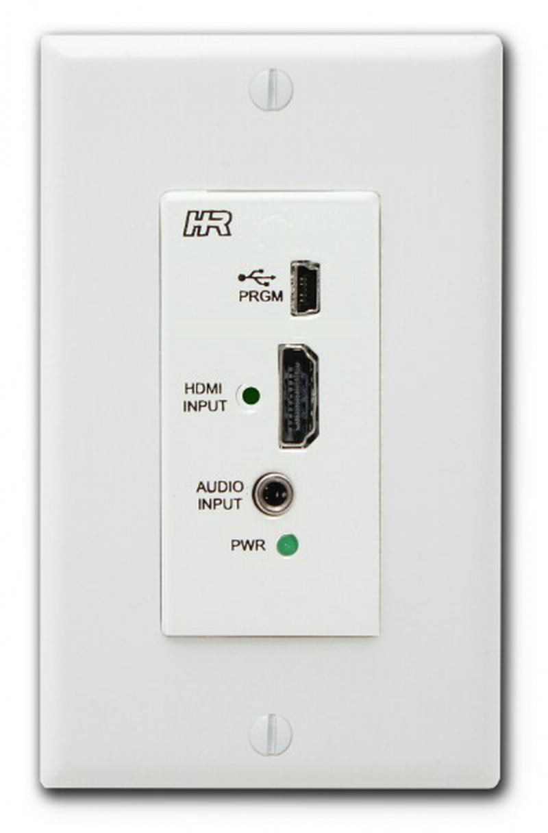 Hall Research Hdmi Input Wall Plate For Vsa Series W/Audio Extraction + Audio Input