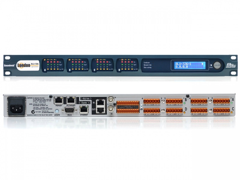 Bss Audio Networked I/O Expander W/ Dante & Blu Link Chassis