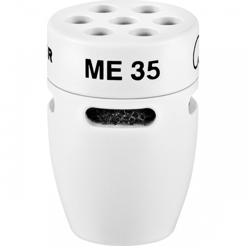 Sennheiser Is Series Super-Cardioid Condenser Capsule Head In White, Includes Windscreen