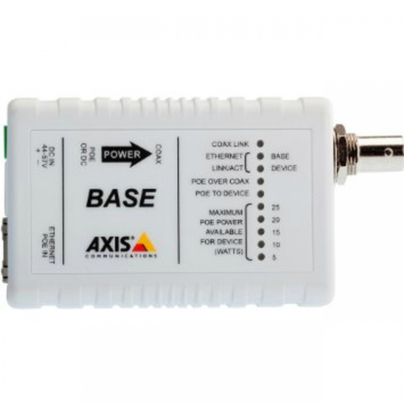 Axis Communications T8641 Poe+ Over Coax Base