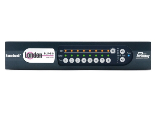 BSS Audio 8-Channel Analog Break-In Box w/ Blu Link & Switchable Phantom Power Per Channel