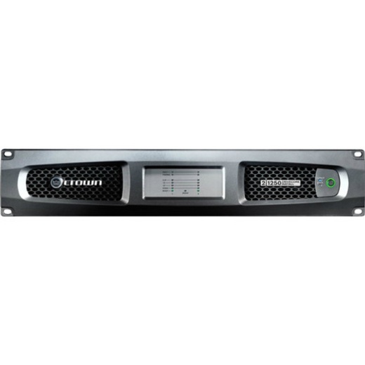 Crown Two Channel 1250W @ 4 Ohm Analog Power Amplifier, 70V/100V
