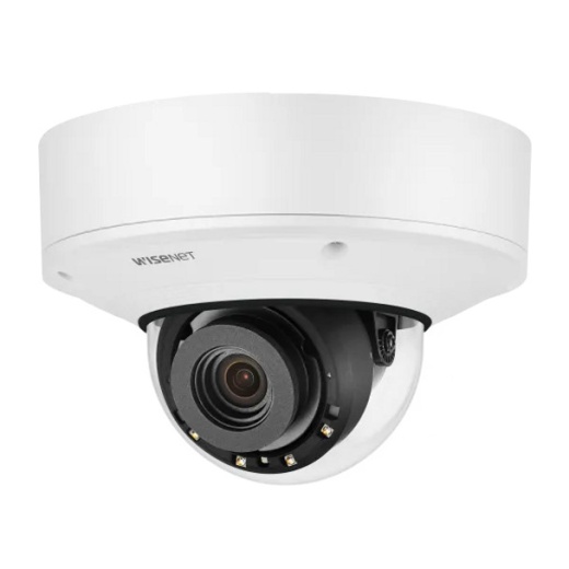Hanwha Vision 4K IR Vandal Dome AI Camera with Wisenet Road AI