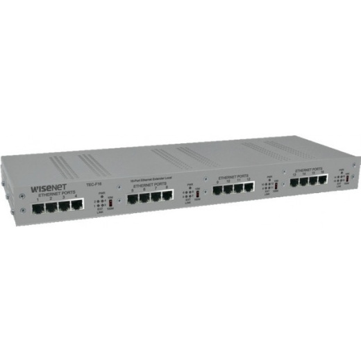 Hanwha Techwin 16 Channels Over UTP | AFF-TEU-F16 Ethernet Extender