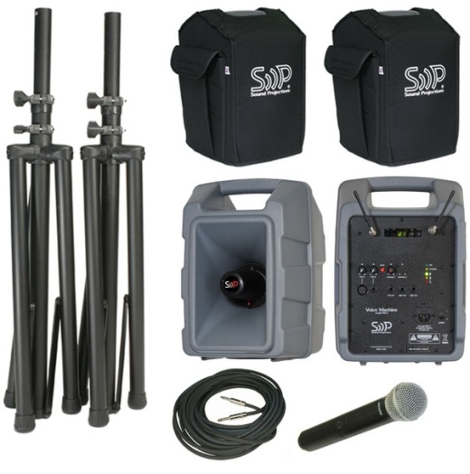 Sound Projections VM-2 Deluxe Digital Handheld Wireless Package with Companion Speaker