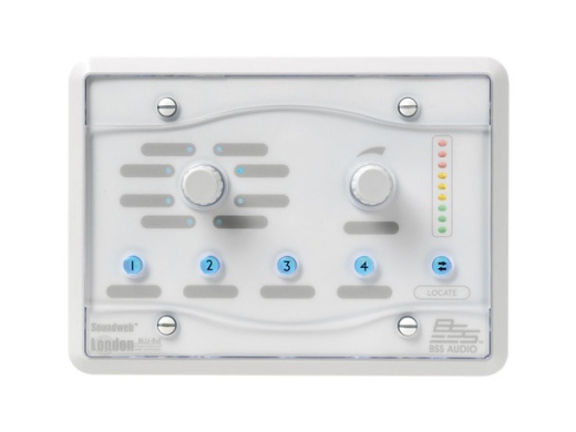 BSS Audio Programmable Zone Controller (White) - AFF-BLU-8-V2-WHT