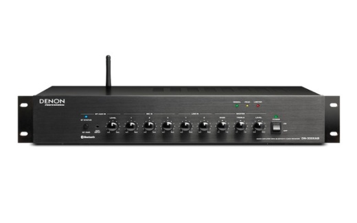 Denon Professional 3 Mic + 2 Stereo Line Mixer Amplifier with Bluetooth Audio Receiver