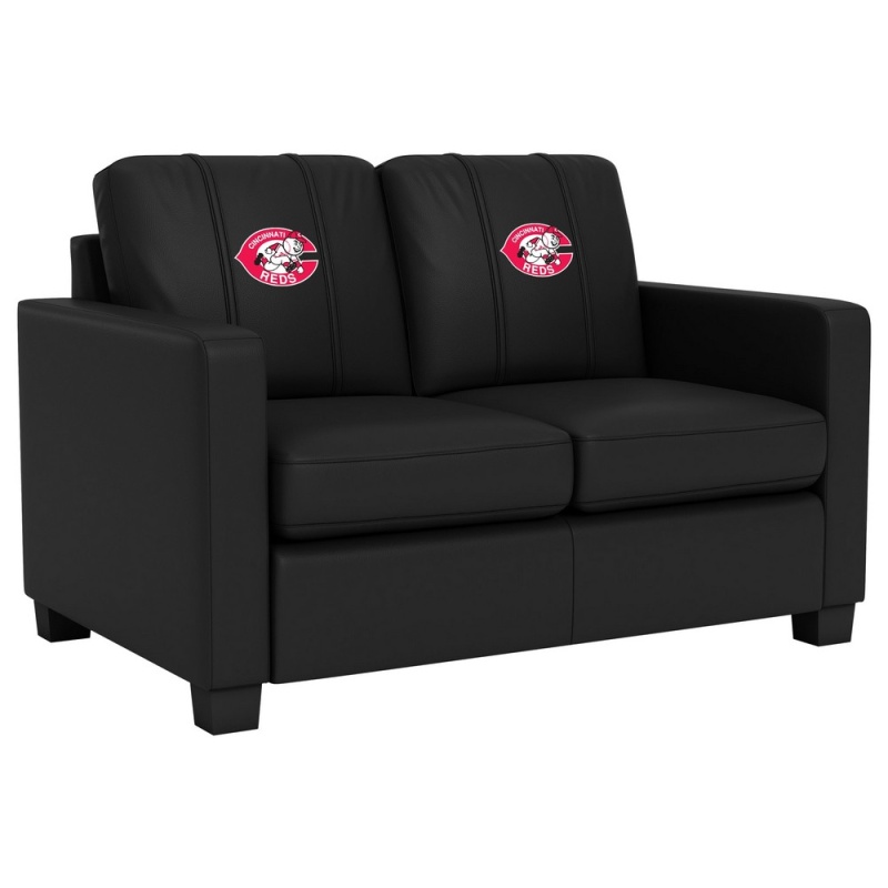 Dyno Stationary Loveseat With Cincinnati Reds Cooperstown