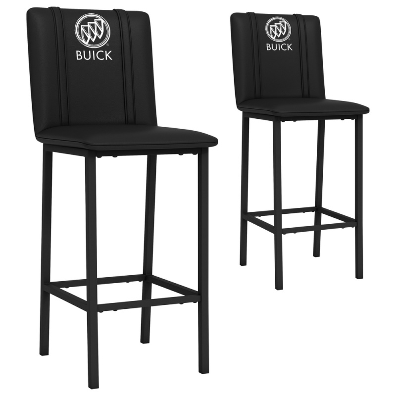 Bar Stool 500 With Buick Logo Set Of 2