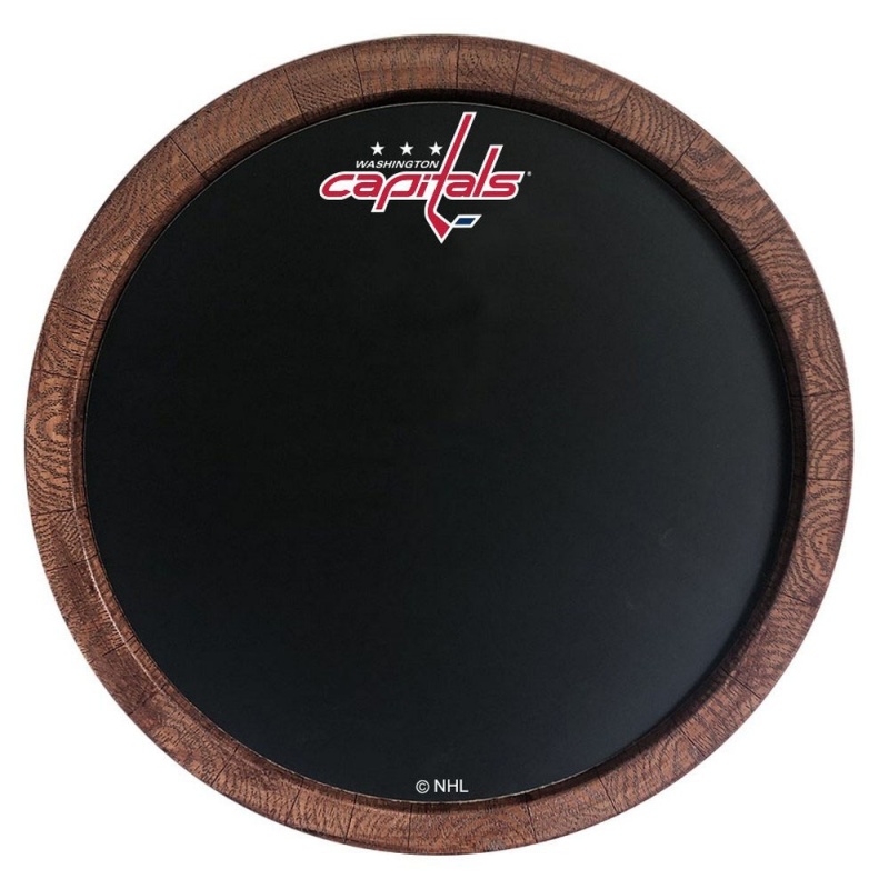 Washington Capitals: Chalkbaord "Faux" Barrel Top Sign