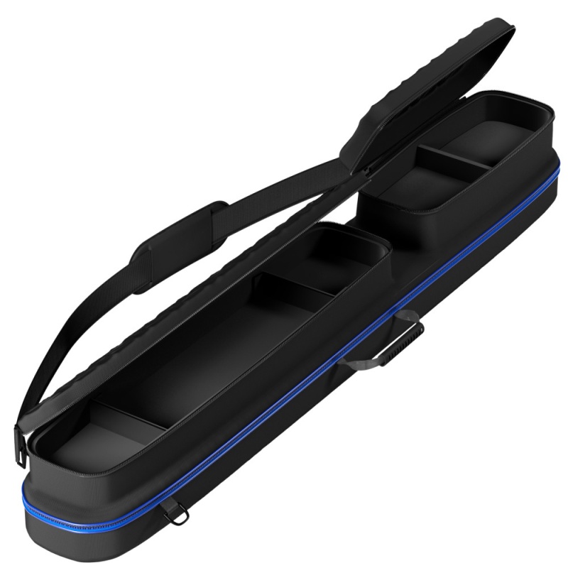 Casemaster Parallax Diamond Billiard Cue Case (Pool Stick Case) Blue