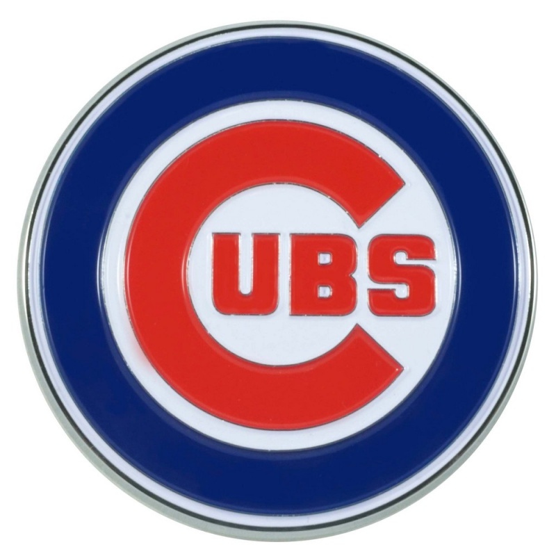Chicago Cubs 3D Color Metal Emblem