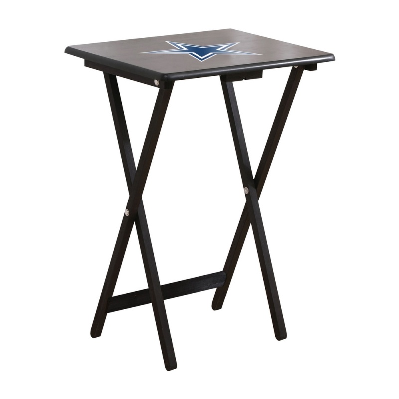 Dallas Cowboys 4 Tv Trays With Stand