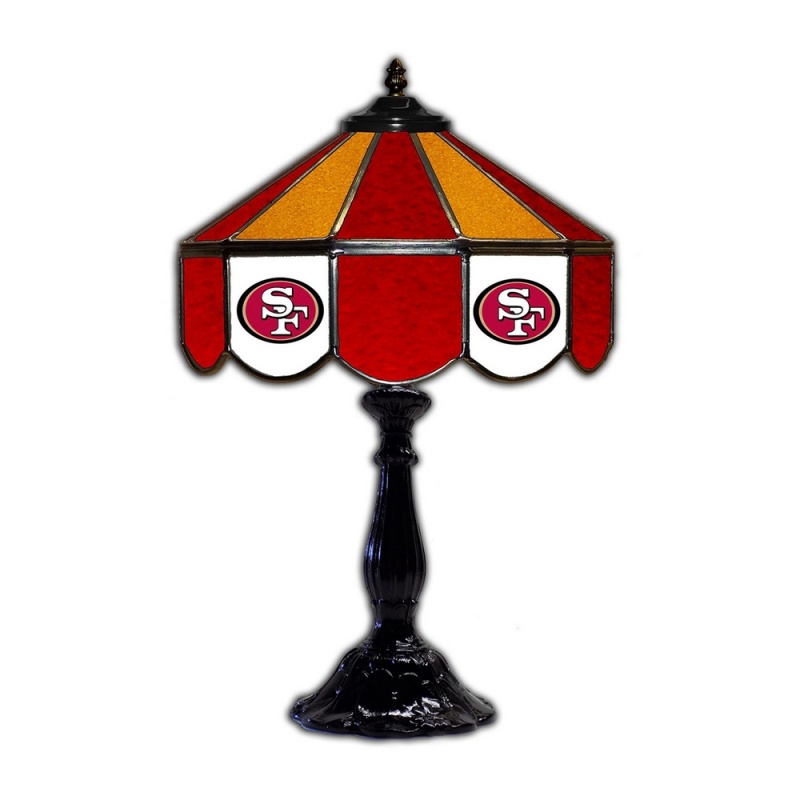 San Francisco 49Ers 21" Glass Table Lamp