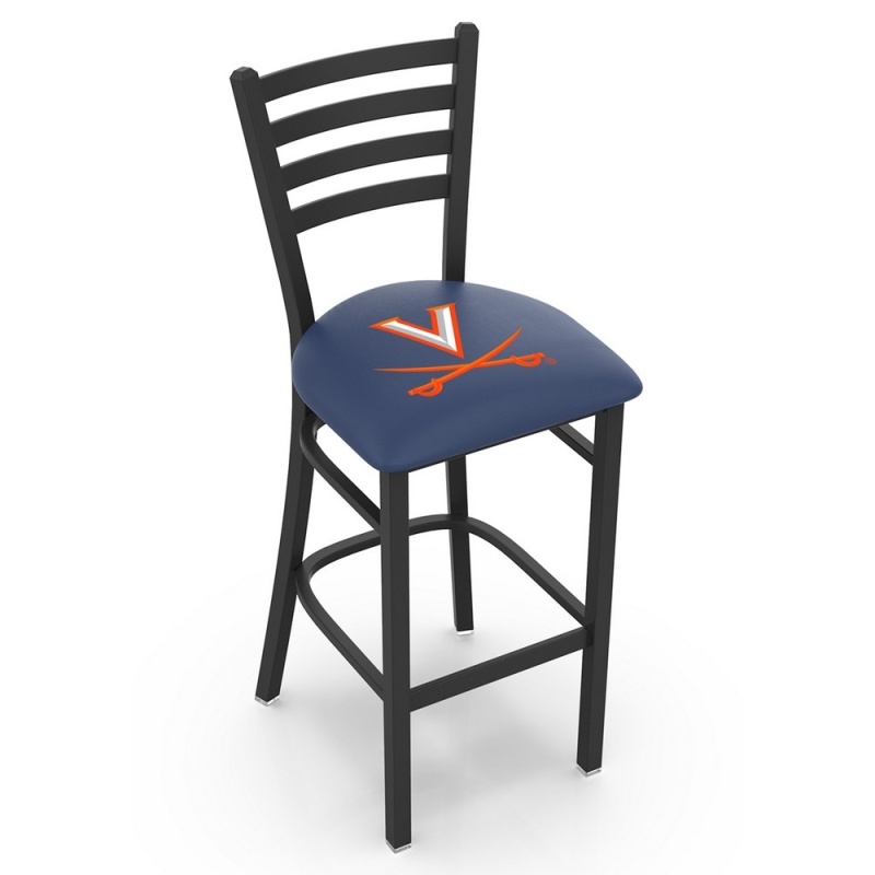 L004 Virginia 25" Stationary Counter Stool With Black Wrinkle Finish