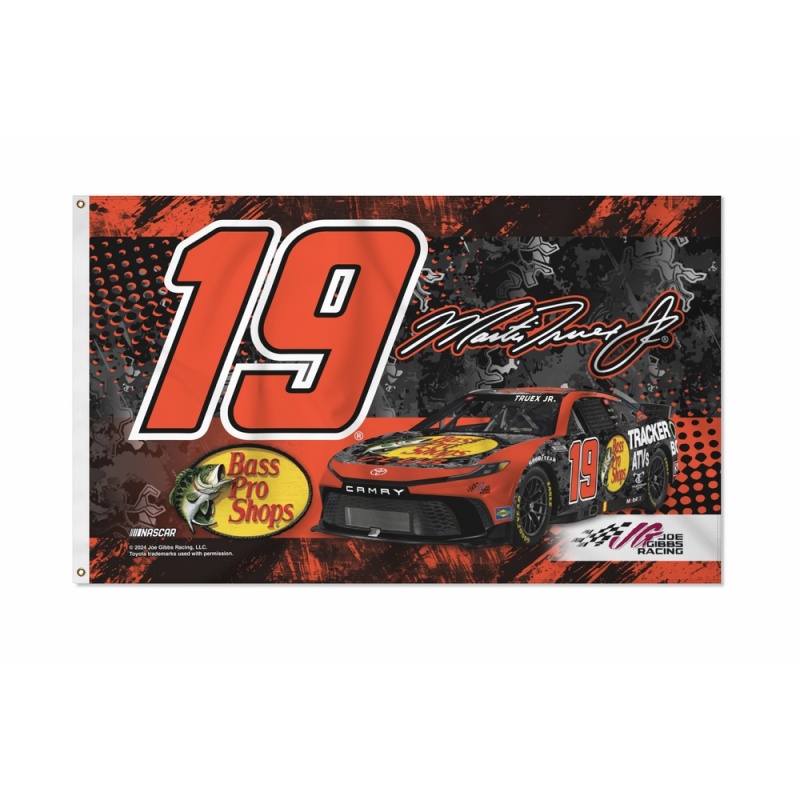 Rico Industries Nascar Racing Martin Truex Jr No. 19 2024 3' X 5' Banner Flag