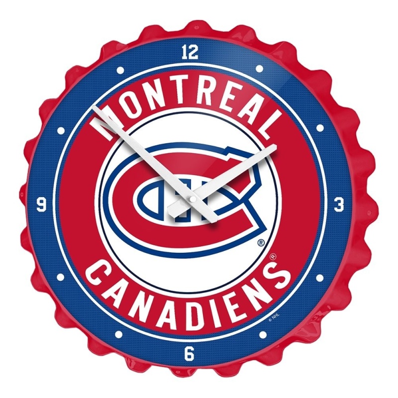Montreal Canadiens: Bottle Cap Wall Clock