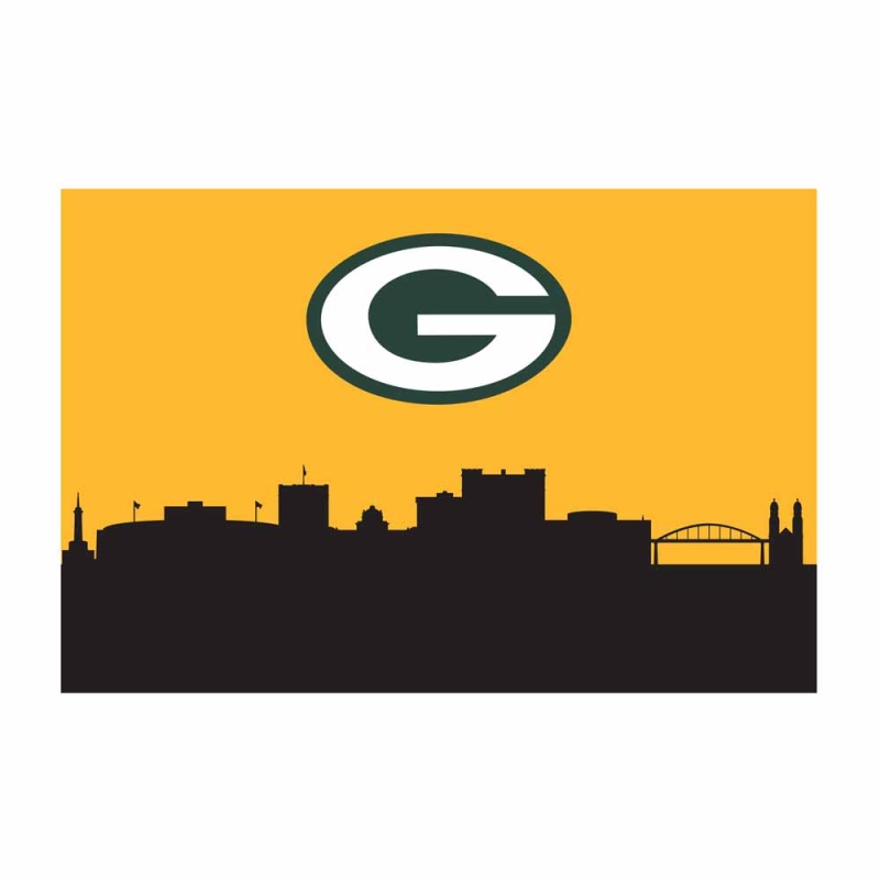 Green Bay Packers 2X3 Hometown Washable Area Rug