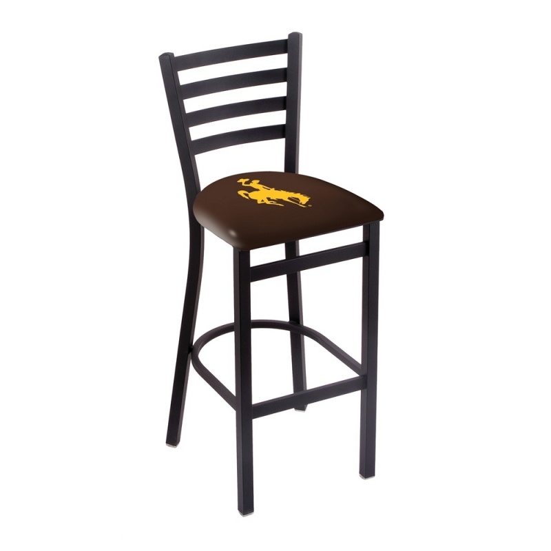 L004 Wyoming 25" Stationary Counter Stool With Black Wrinkle Finish