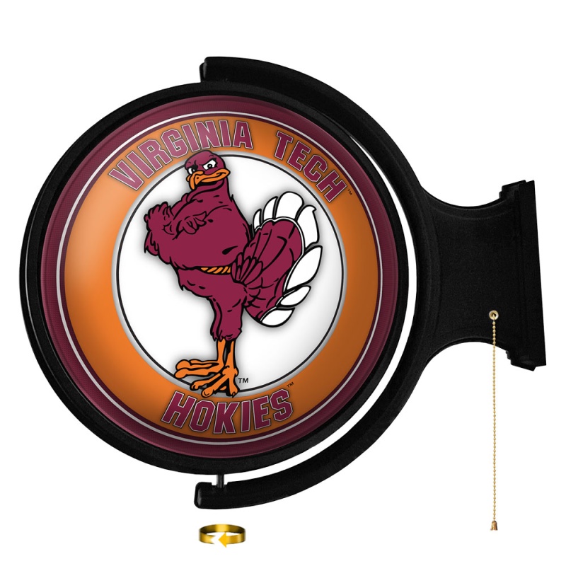 Virginia Tech Hokies: Mascot - Original Round Rotating Lighted Wall Sign