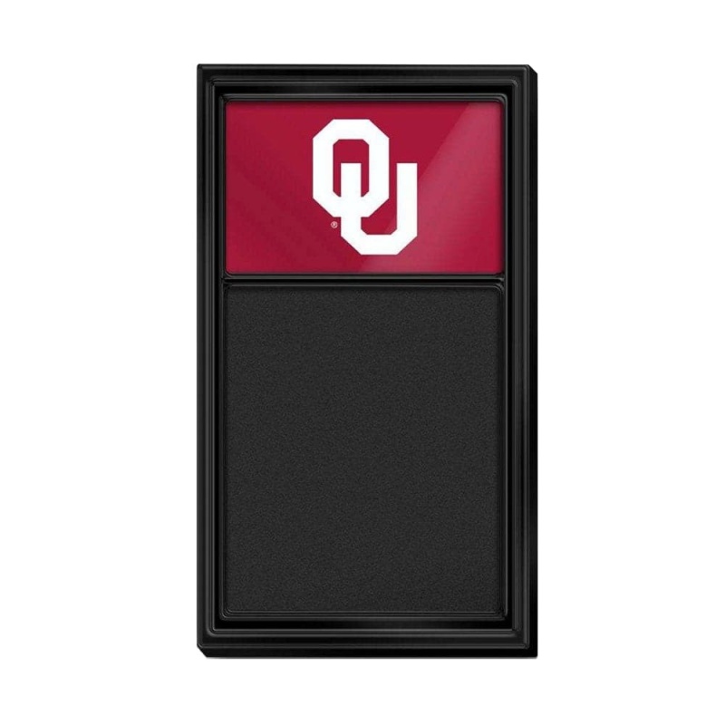 University Of Oklahoma Sooners Team Board Chalkboard-Primary Logo