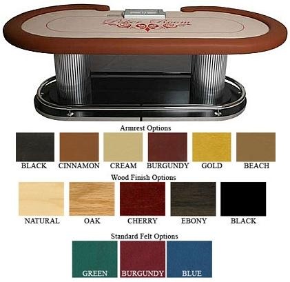 Casino Style Texas Hold'em Poker Table - Fully Customizable
